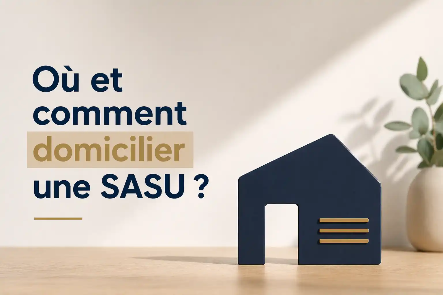 domiciliation SASU