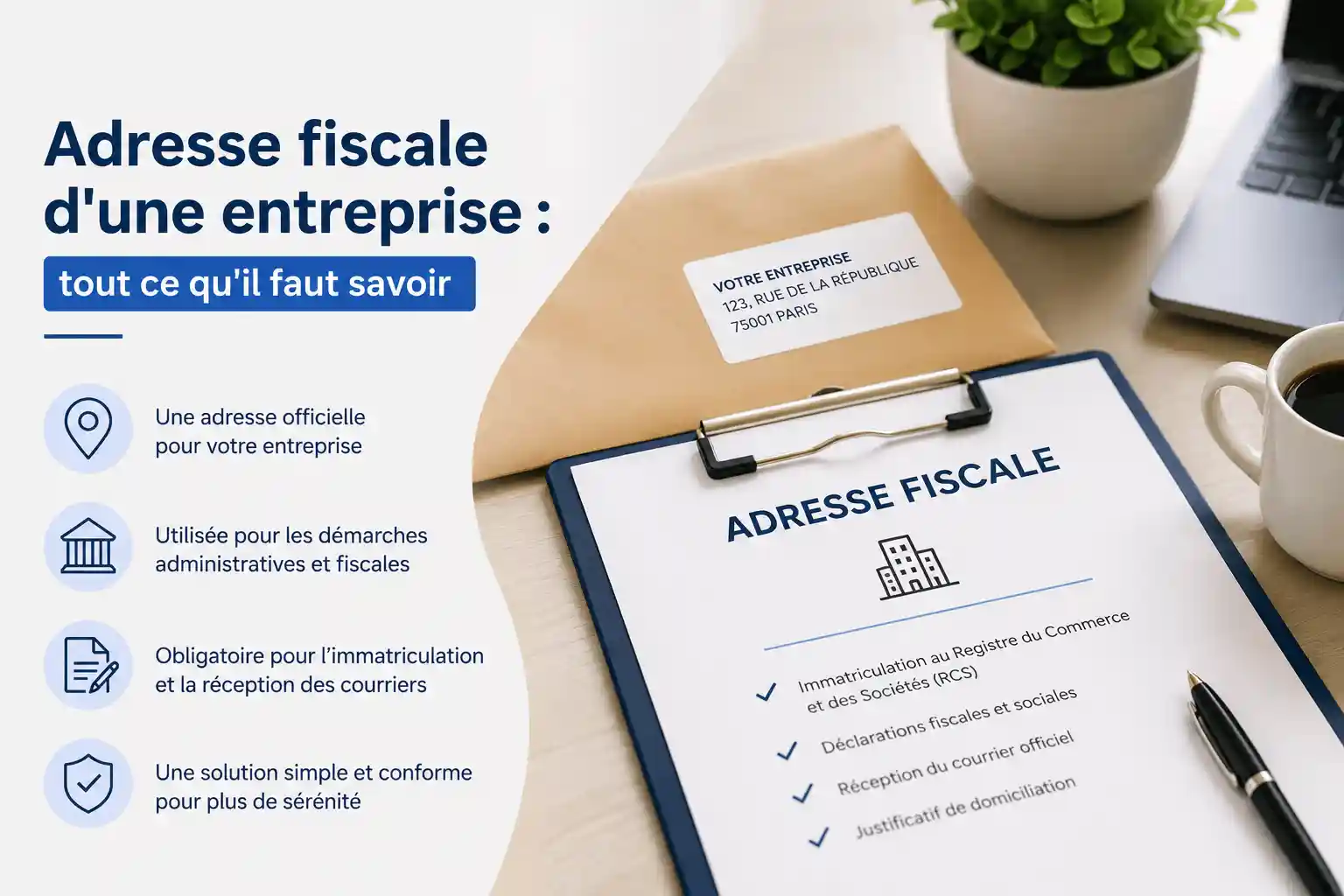 adresse fiscale entreprise domiciliation