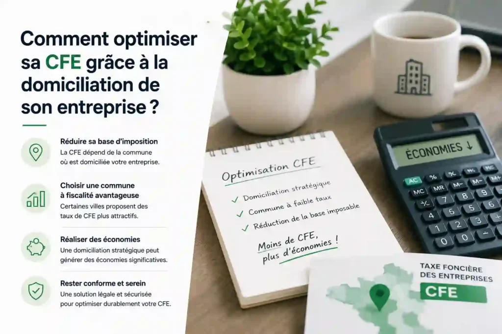 Comment optimiser sa CFE grâce à la domiciliation de son entreprise ?