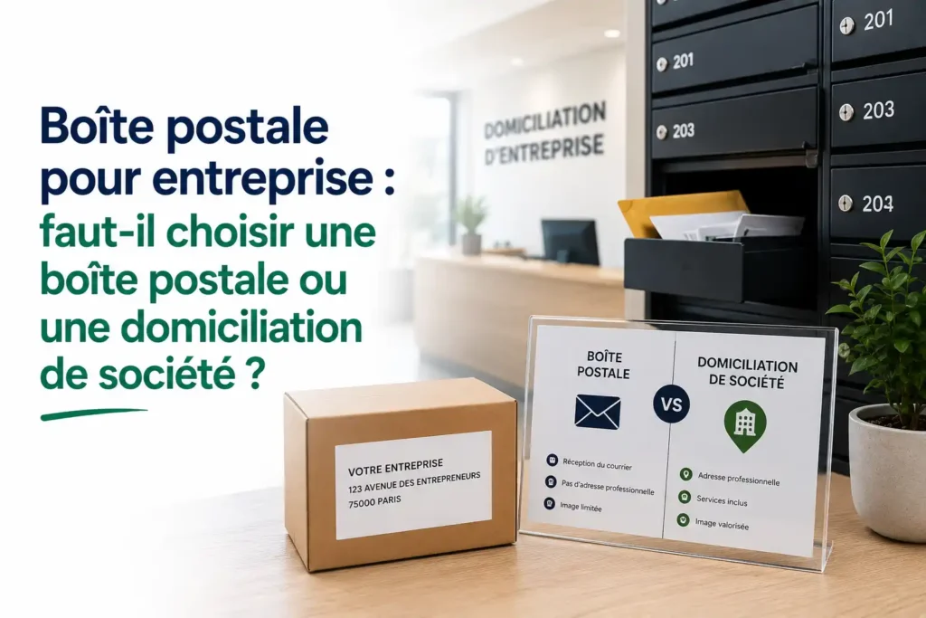 Boîte postale pour entreprise : faut-il choisir une boîte postale ou une domiciliation de société ?