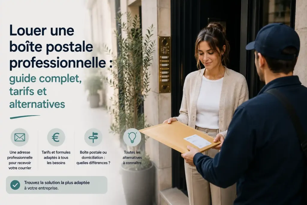 Louer une boîte postale professionnelle : guide complet, tarifs et alternatives